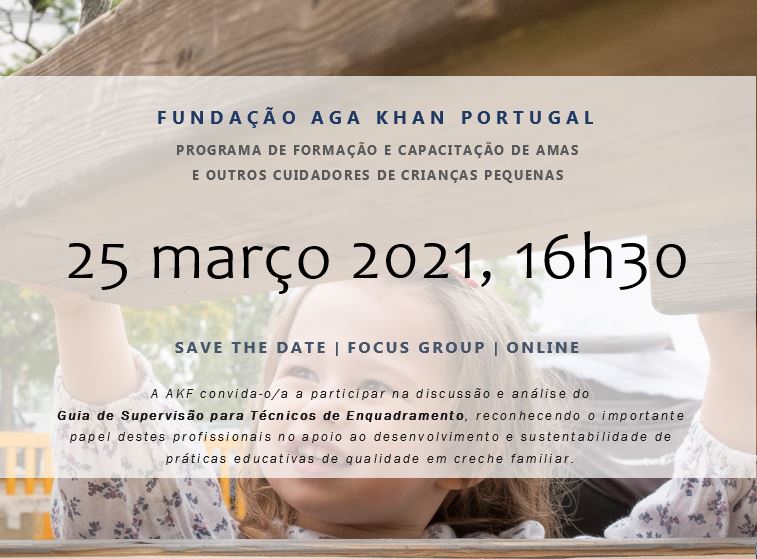 Save the Date Focus Group Guia de Supervisão AKF